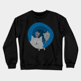 Through the Cat Hole Crewneck Sweatshirt